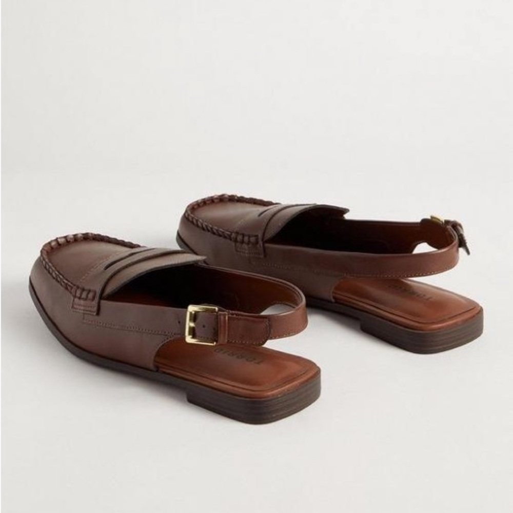NEW Torrid Cognac Slingback Loafer - Picture 7 of 10